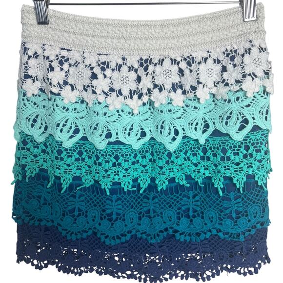 Rue21 Medium Ombre Layered Knit Skirt - Picture 1 of 5